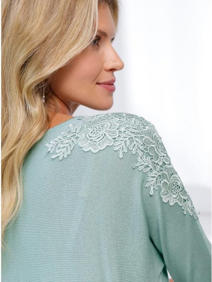 Classic Basics Trui met vleermuismouwen Trui