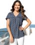Classic Basics Gedessineerde blouse - Thumbnail 1