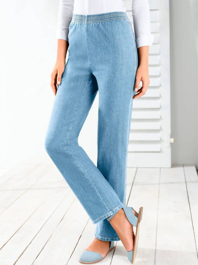 Classic Basics Jeans met elastische band