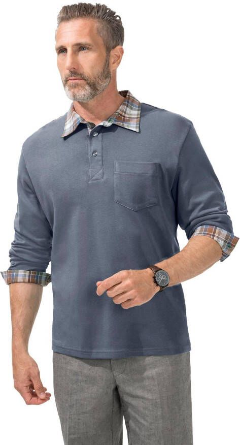 Classic Basics Poloshirt met lange mouwen (1-delig)