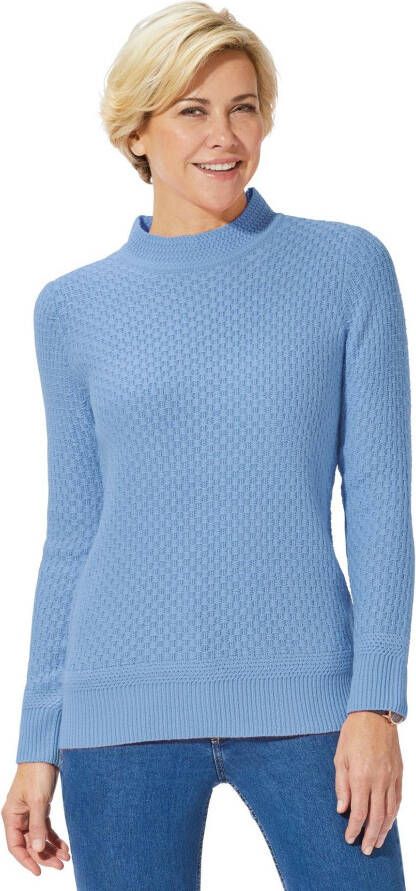 Classic Basics Trui met staande kraag Trui