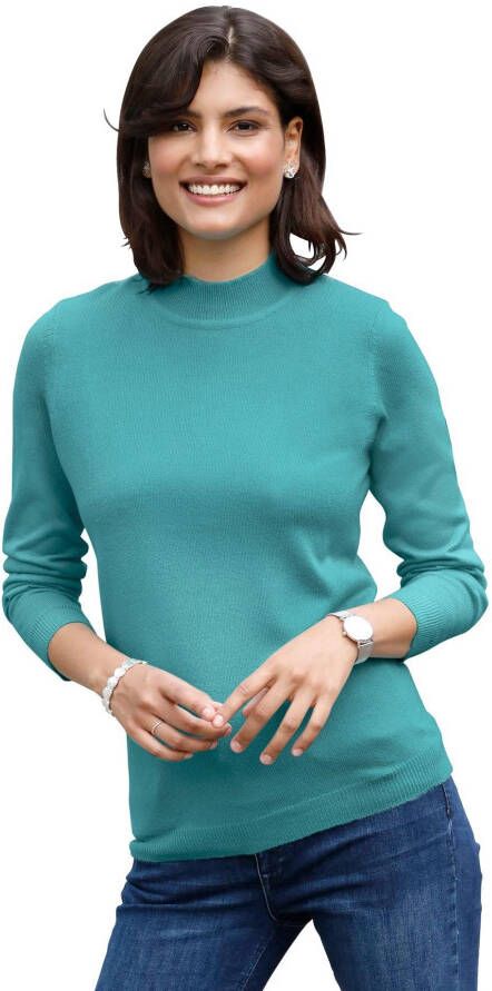 Classic Basics Trui met staande kraag Trui