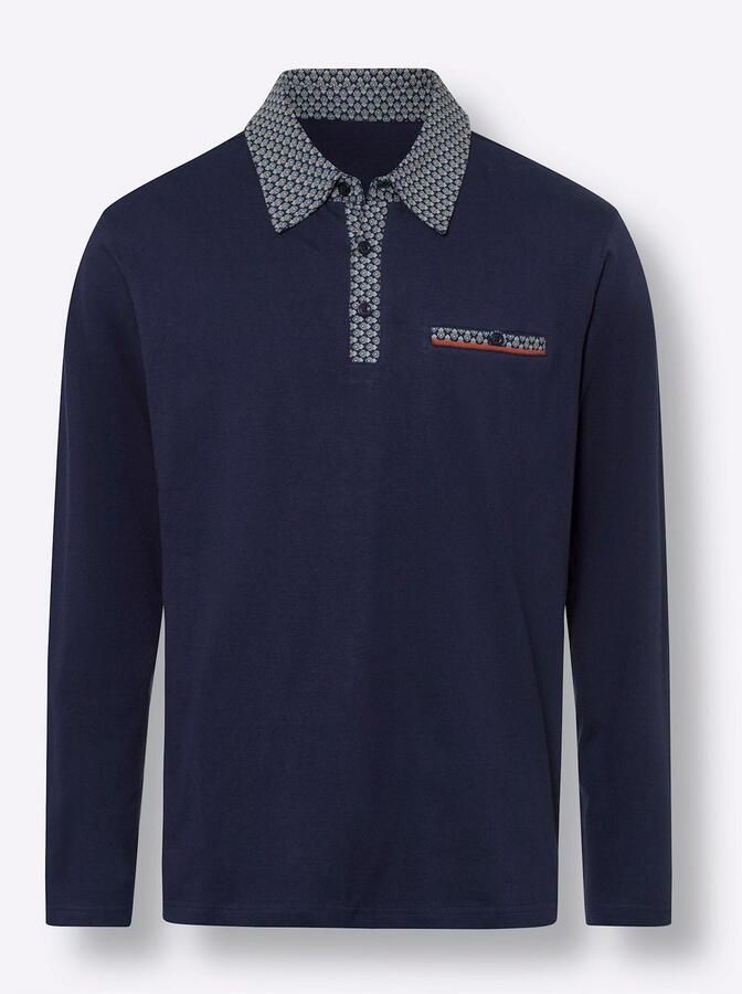 Classic Poloshirt met lange mouwen (1-delig) - Foto 3