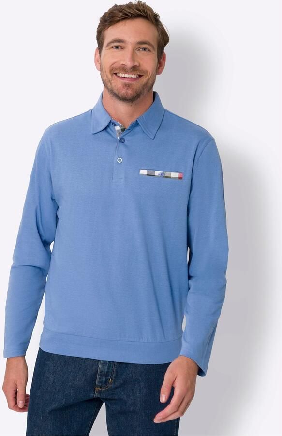 Classic Poloshirt met lange mouwen (1-delig) - Foto 3