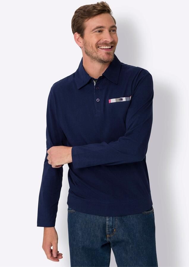 Classic Poloshirt met lange mouwen (1-delig) - Foto 3