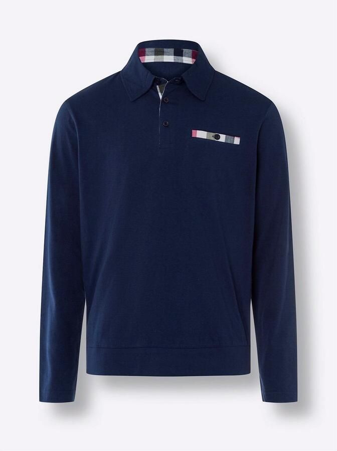 Classic Poloshirt met lange mouwen (1-delig) - Foto 2