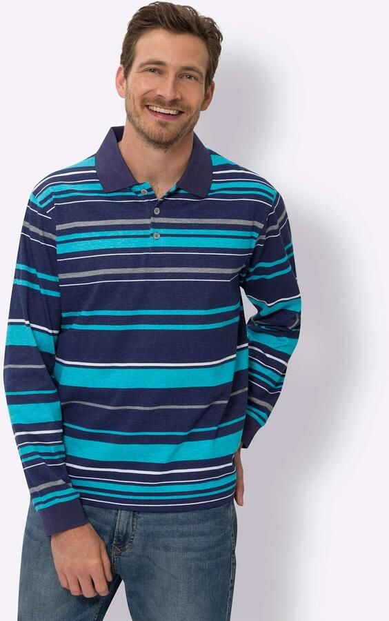 Classic Poloshirt met lange mouwen (1-delig) - Foto 3