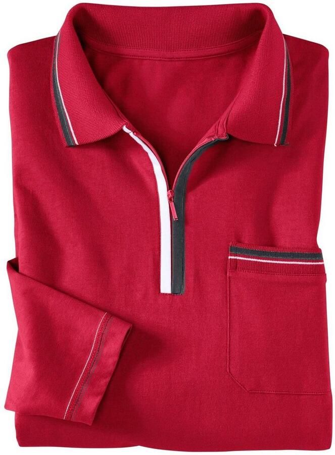 Classic Poloshirt met lange mouwen Poloshirt (1-delig)