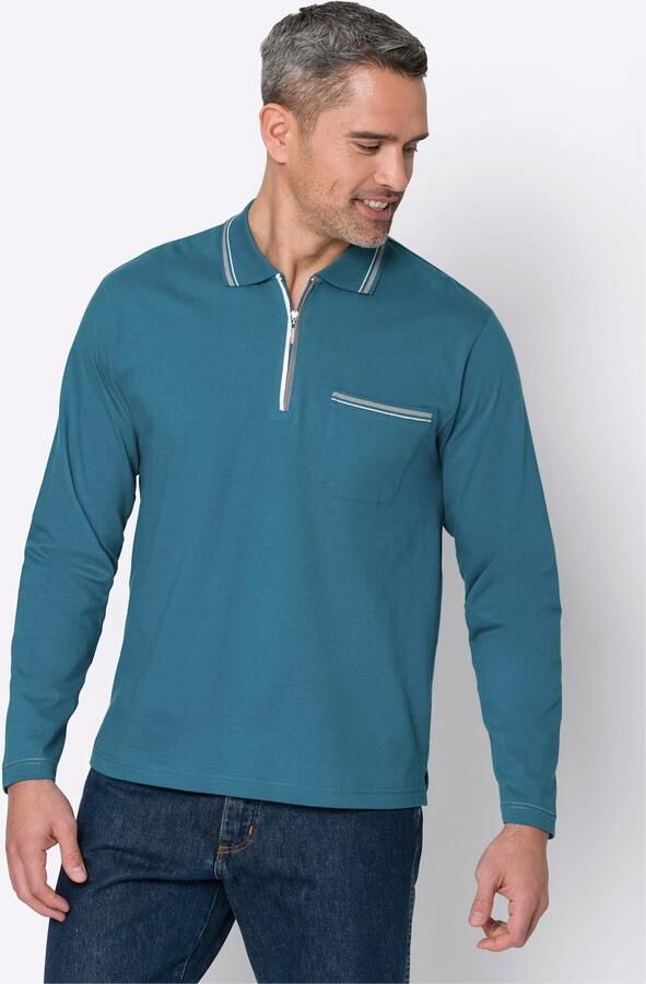 Classic Poloshirt met lange mouwen Poloshirt (1-delig) - Foto 3