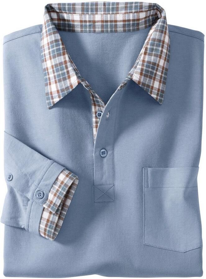 Classic Poloshirt met lange mouwen Poloshirt (1-delig)