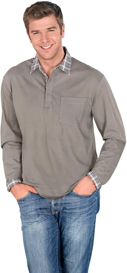 Classic Poloshirt met lange mouwen Poloshirt (1-delig) - Foto 2