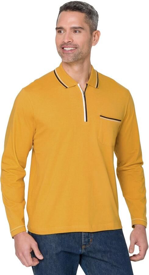 Classic Poloshirt met lange mouwen Poloshirt (1-delig) - Foto 3