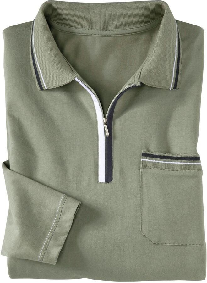 Classic Poloshirt met lange mouwen Poloshirt (1-delig)