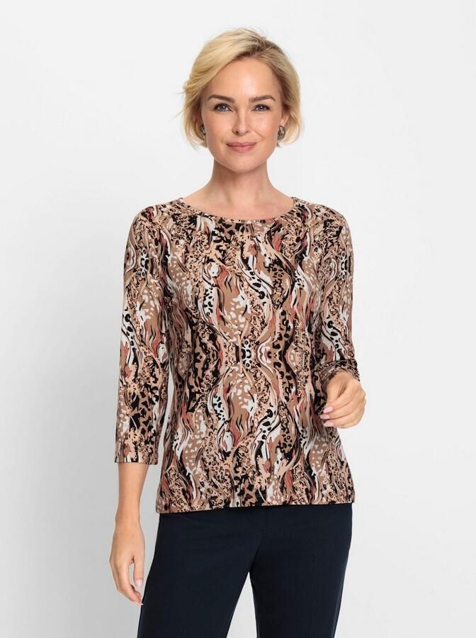 Classic Shirt met 3 4 mouwen Shirt (1-delig)