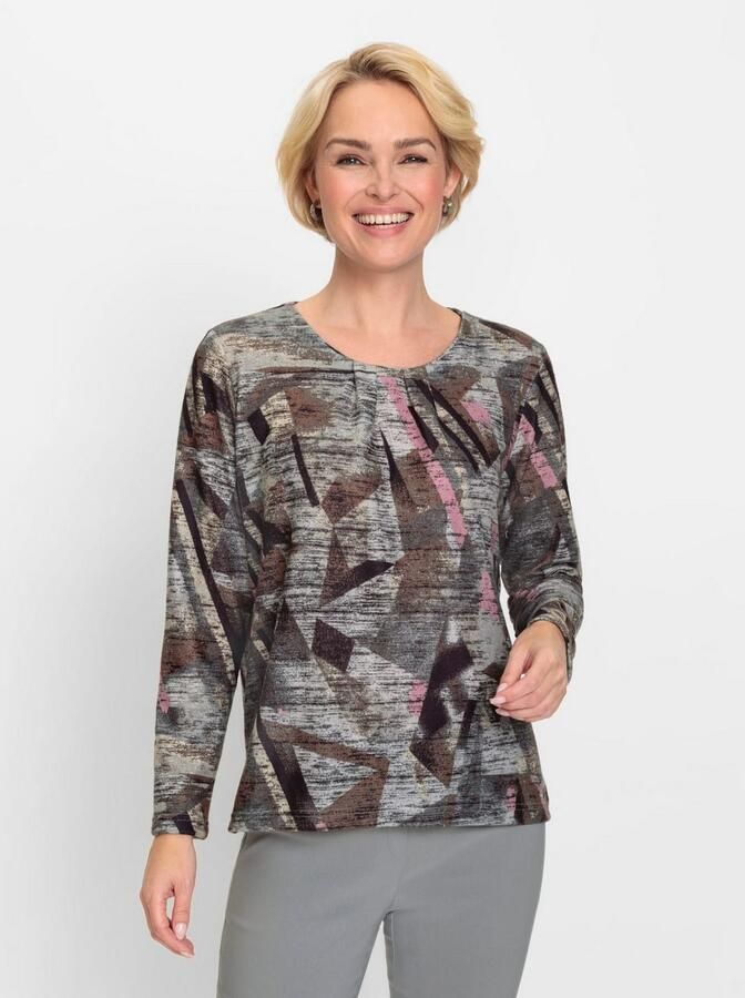 Classic Shirt met lange mouwen Wintershirt (1-delig)