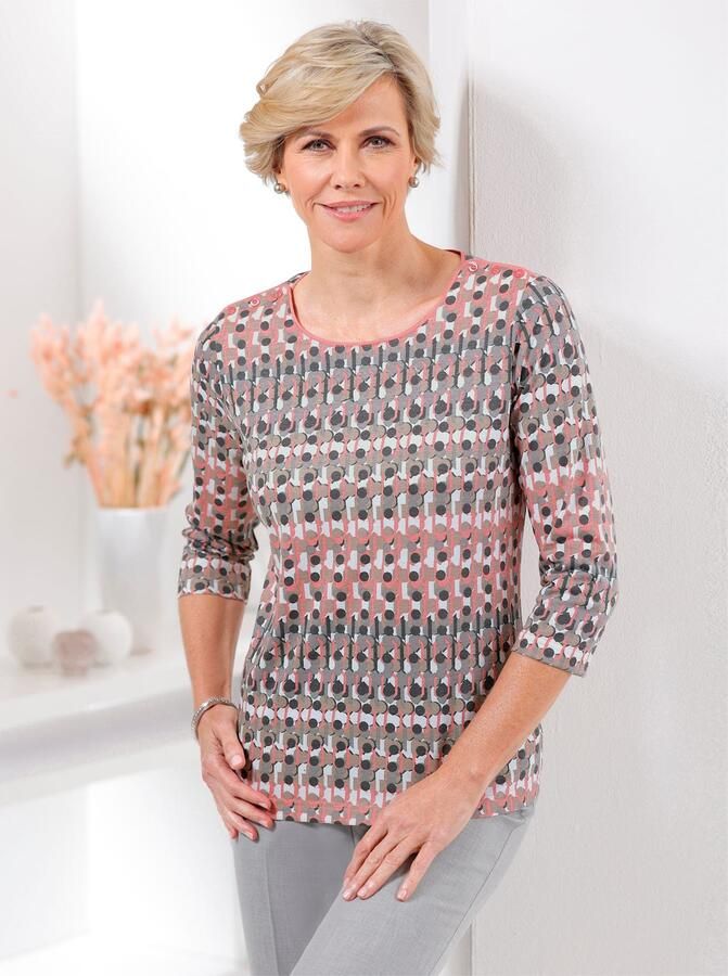 Classic Shirt met ronde hals Shirt (1-delig) - Foto 4