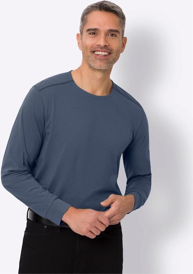 Classic Shirt met ronde hals Shirt met lange mouwen (1-delig) - Foto 3