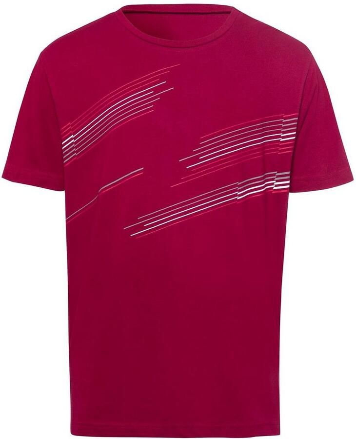 Classic Shirt met ronde hals Vrijetijdsshirt (1-delig)