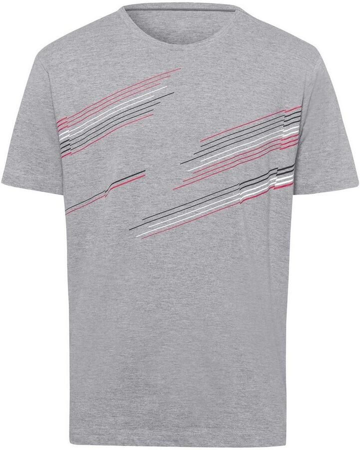 Classic Shirt met ronde hals Vrijetijdsshirt (1-delig)