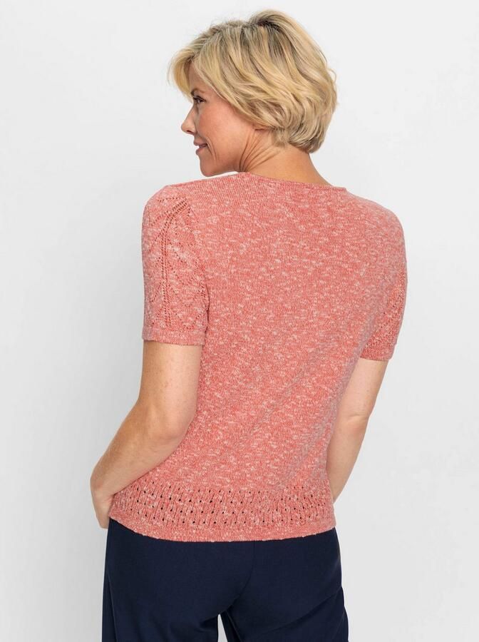 Classic Trui met ronde hals Ajourtrui - Foto 2