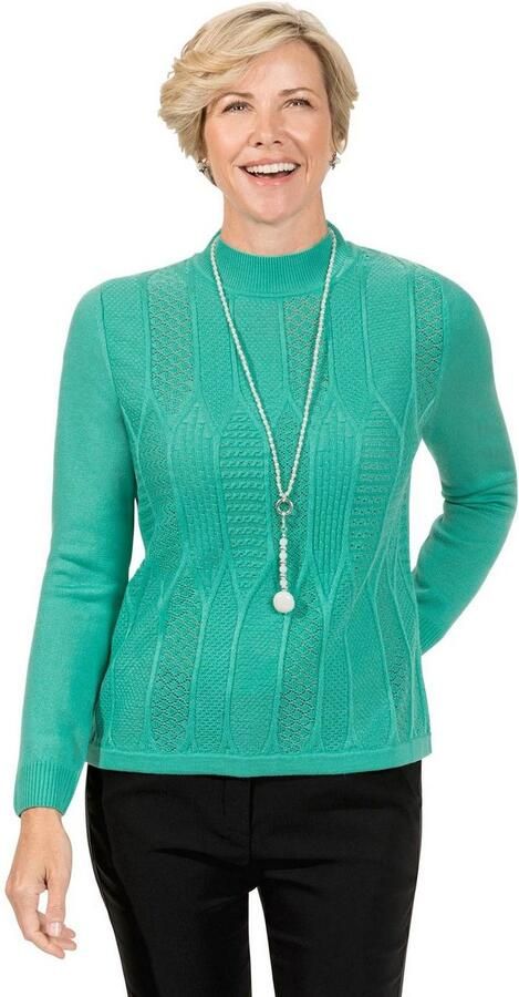 Classic Trui met staande kraag Trui - Foto 3