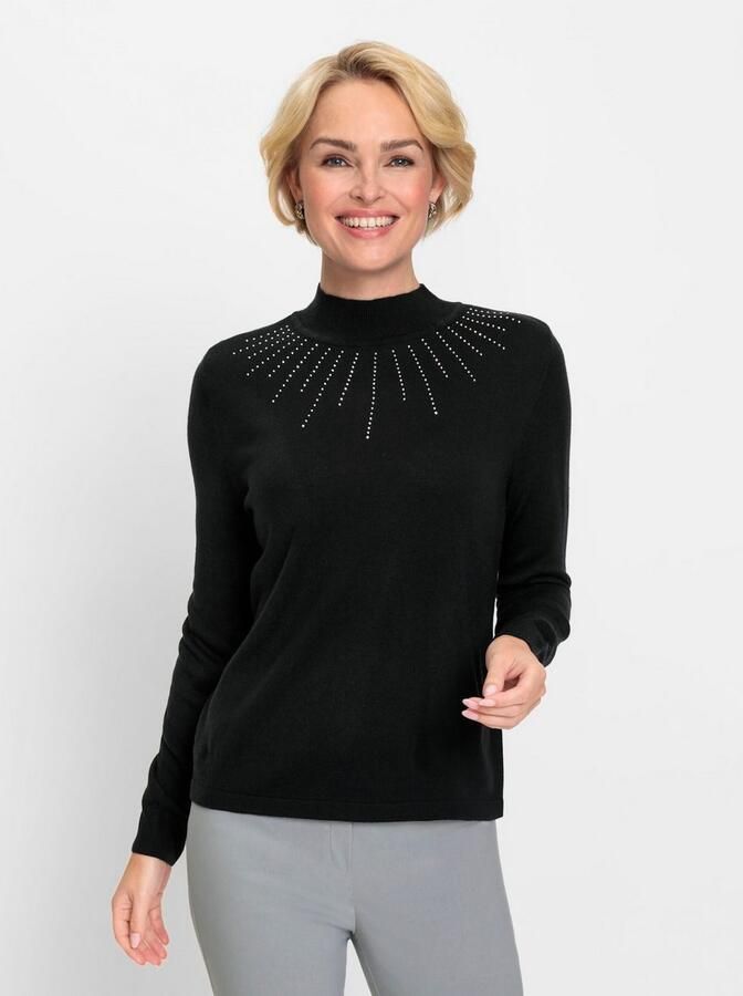 Classic Trui met staande kraag Trui