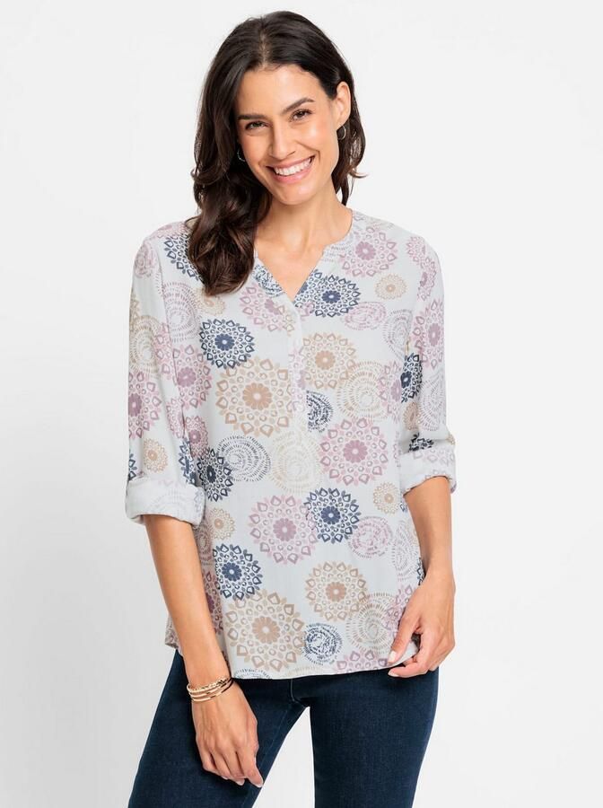 Classic Inspirationen Gedessineerde blouse