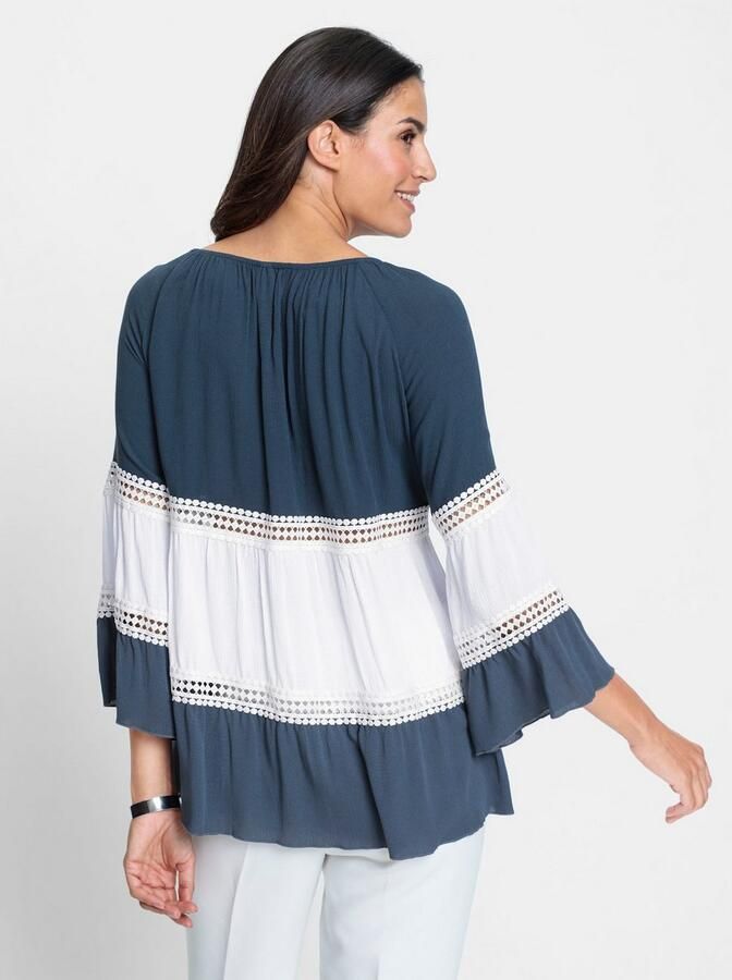 Classic Inspirationen Gekreukte blouse