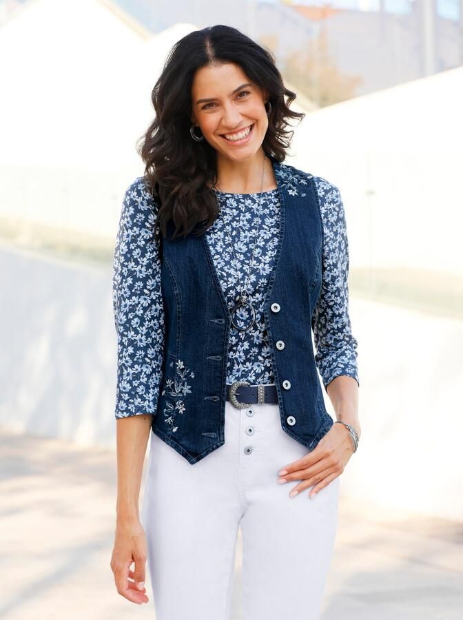 Classic Inspirationen Jeansgilet - Foto 4