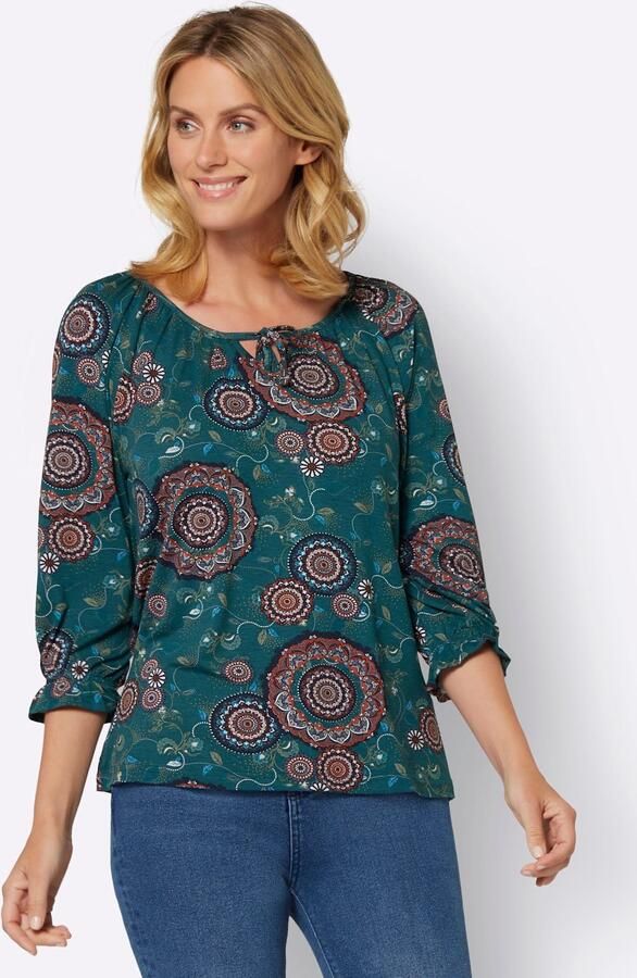 Classic Inspirationen Shirt met 3 4-mouwen Gedessineerd shirt (1-delig) - Foto 3