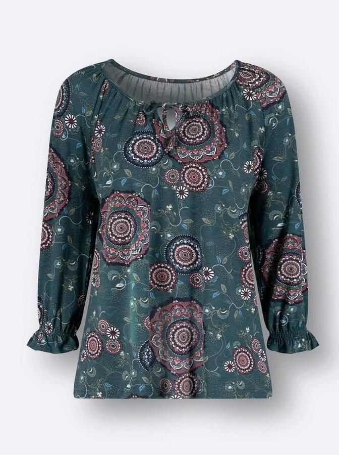 Classic Inspirationen Shirt met 3 4-mouwen Gedessineerd shirt (1-delig) - Foto 2