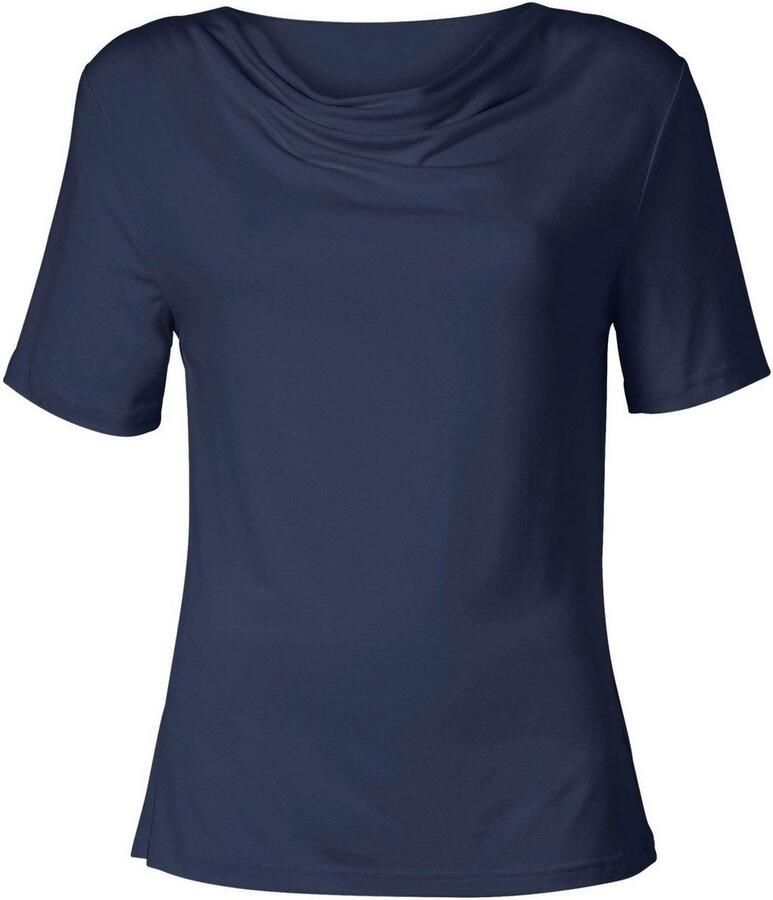 Classic Inspirationen Shirt met cascadehals Shirt (1-delig)