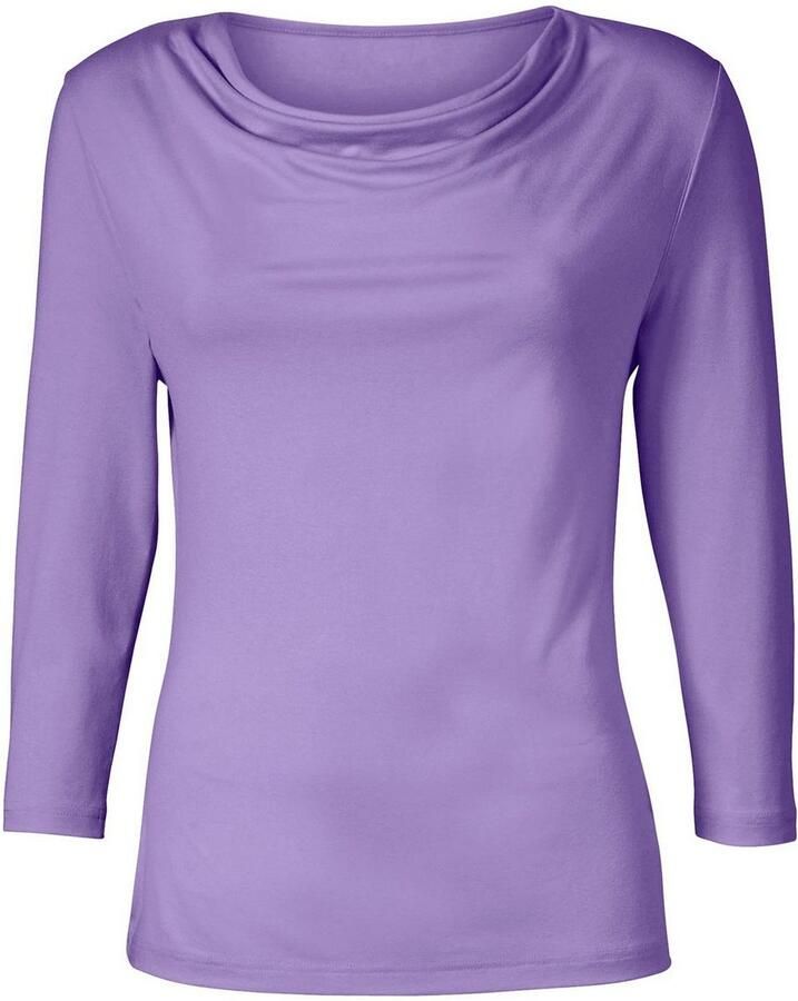 Classic Inspirationen Shirt met cascadehals Shirt (1-delig)