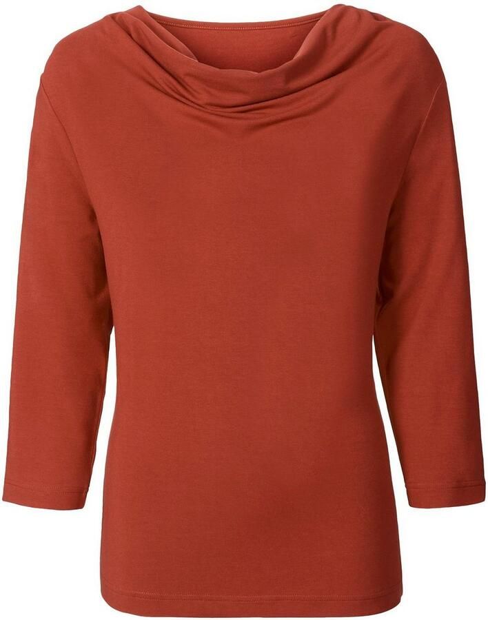 Classic Inspirationen Shirt met cascadehals Shirt (1-delig)