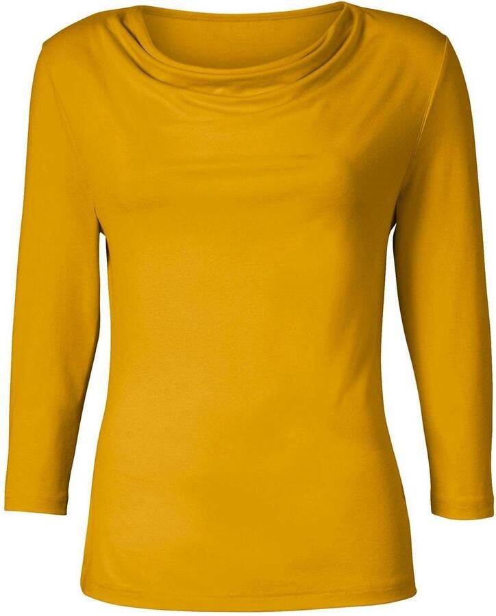 Classic Inspirationen Shirt met cascadehals Shirt (1-delig)