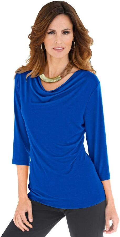 Classic Inspirationen Shirt met cascadehals Shirt (1-delig) - Foto 3