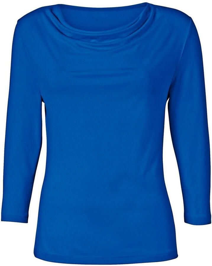 Classic Inspirationen Shirt met cascadehals Shirt (1-delig)