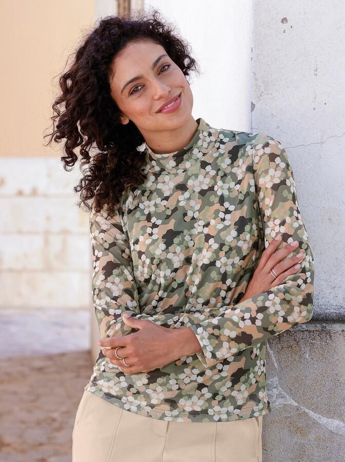 Classic Inspirationen Shirt met lange mouwen Shirt met opstaand kraagje (1-delig) - Foto 4