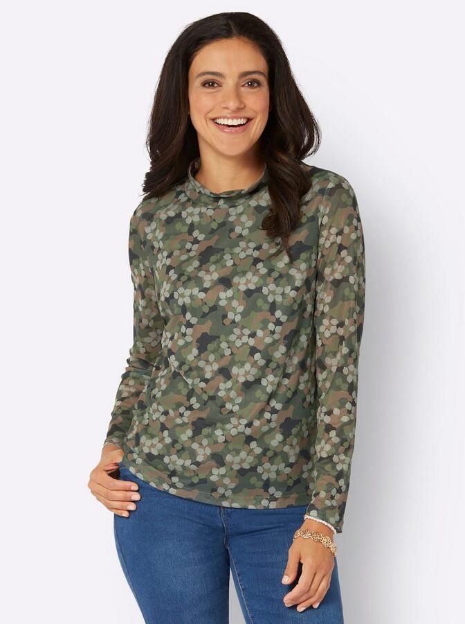 Classic Inspirationen Shirt met lange mouwen Shirt met opstaand kraagje (1-delig)