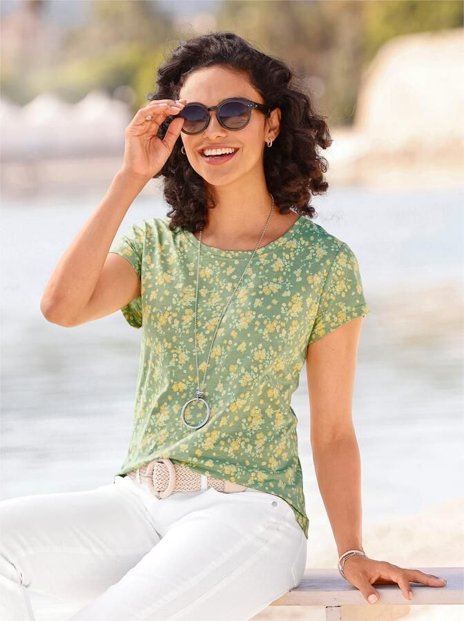 Classic Inspirationen Shirt met ronde hals Gedessineerd shirt (1-delig) - Foto 4