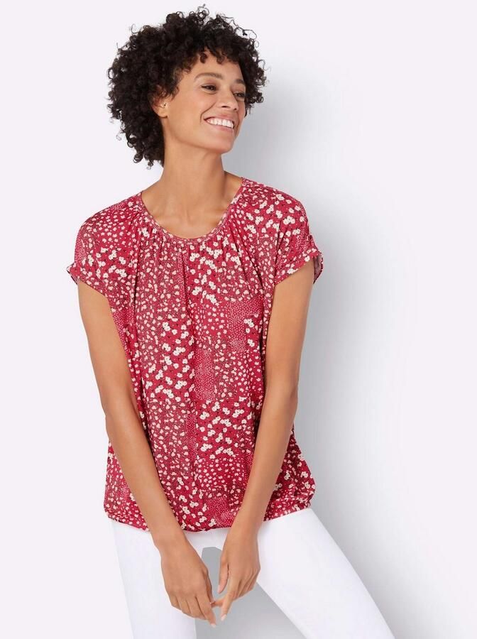 Classic Inspirationen Shirt met ronde hals Gedessineerd shirt (1-delig)