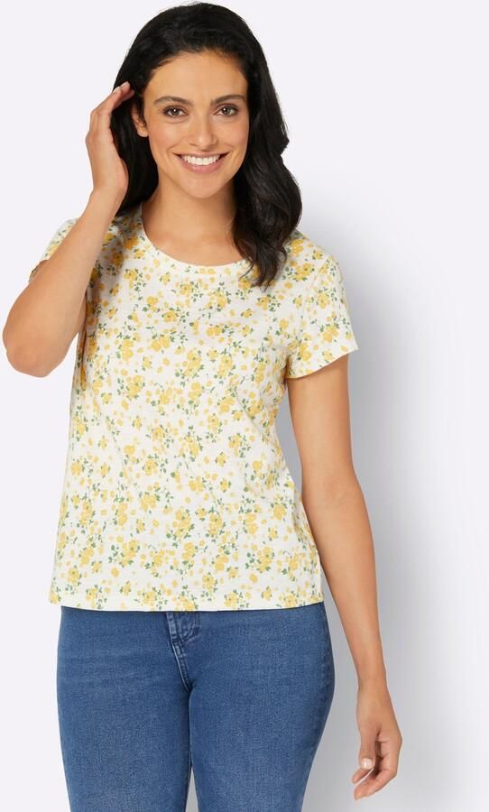 Classic Inspirationen Shirt met ronde hals Gedessineerd shirt (1-delig)