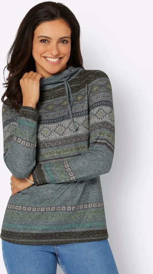 Classic Inspirationen Shirt met staande kraag Gedessineerd shirt (1-delig) - Foto 3