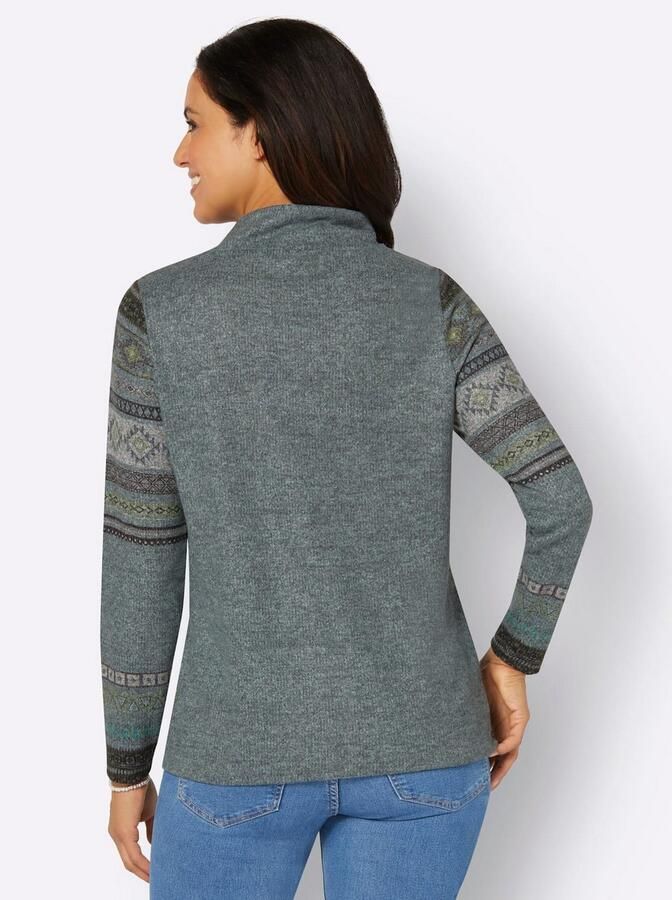 Classic Inspirationen Shirt met staande kraag Gedessineerd shirt (1-delig)