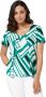 Classic Inspirationen Gedessineerde blouse - Thumbnail 1