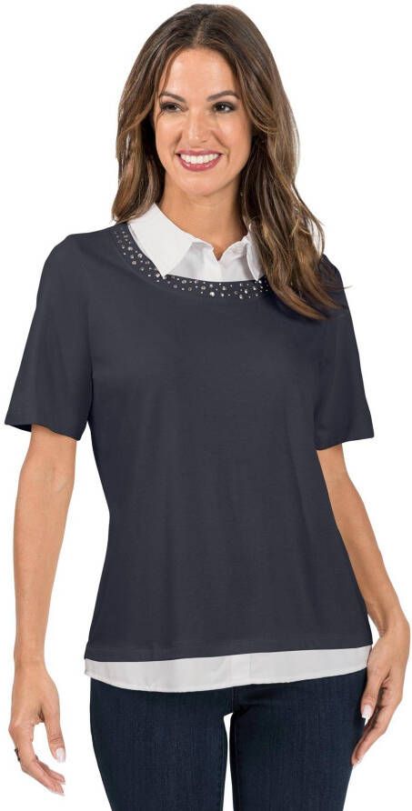 Classic Inspirationen Shirt met korte mouwen 2-in-1-Shirt (1-delig)