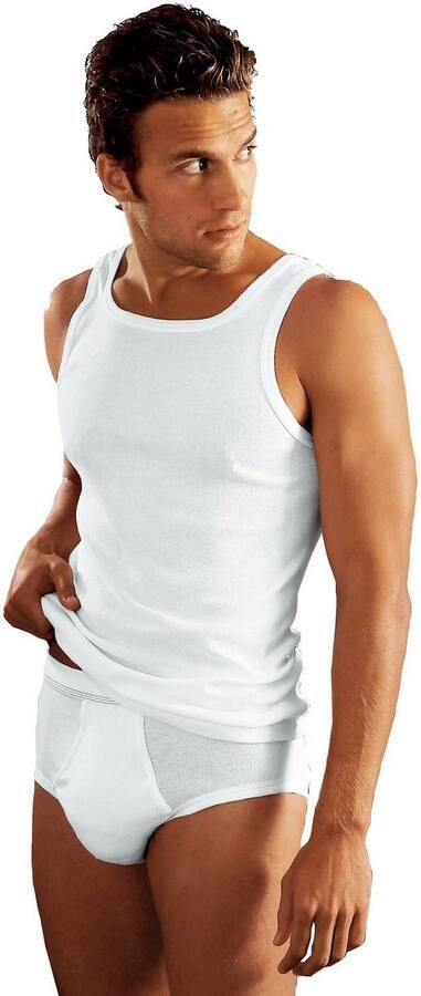 Clipper Hemd van dubbelrib tanktop onderhemd (8 stuks) - Foto 2