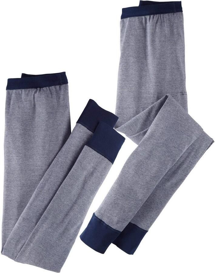 Clipper Exclusive Lange onderbroek modieuze look: jeans mêlee prima kwaliteit (set 2 stuks) - Foto 2
