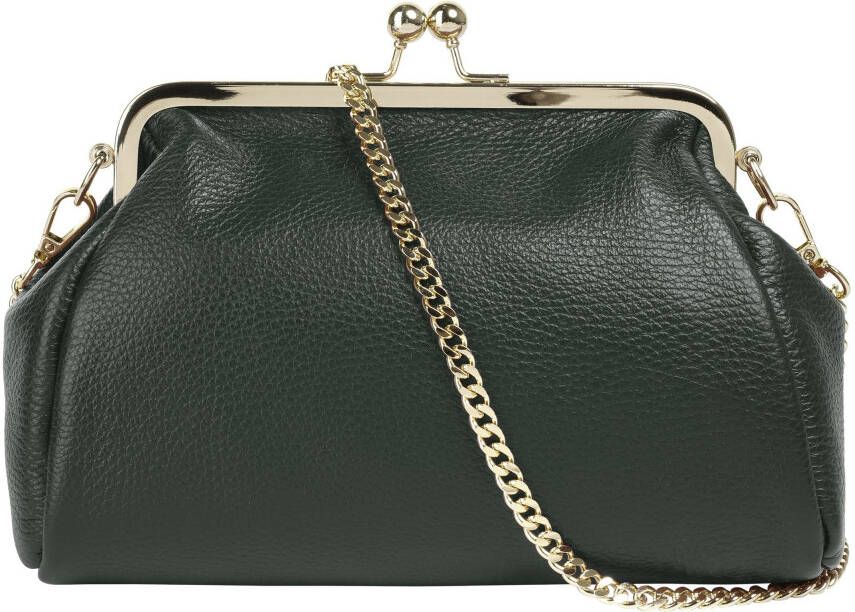 Cluty Avondtasje echt leer made in italy