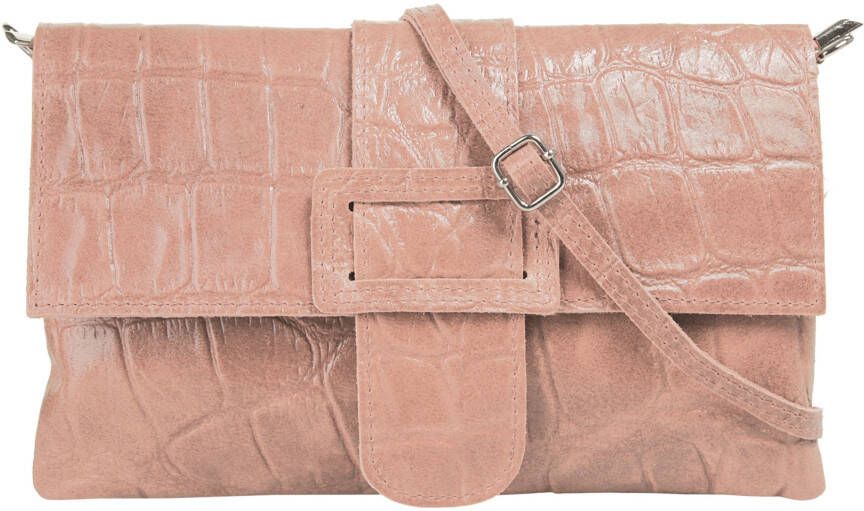 Cluty Avondtasje echt leer made in italy